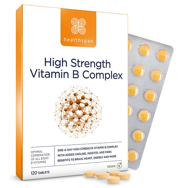 HEALTHSPAN VITAMIN B TABLETS HIGH STRENGTH COMPLEX 120 TABS
