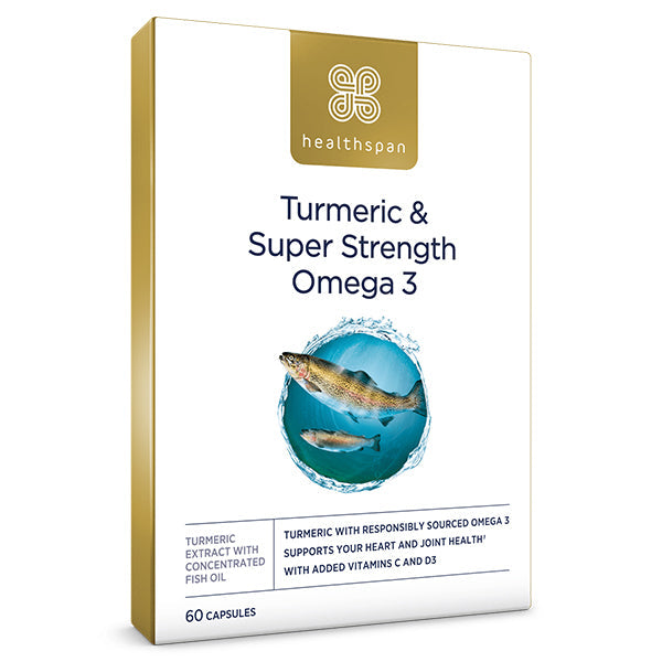 HEALTHSPAN TURMERIC & OMEGA 3 CAPSULES