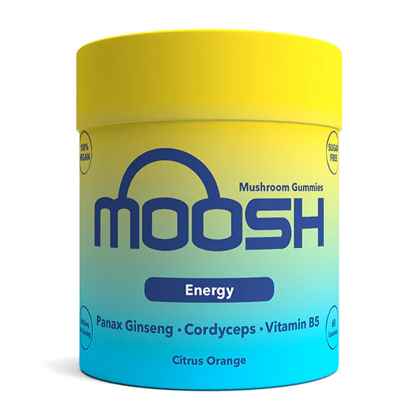 MOOSH MUSHROOM GUMMIES 60 GUMMIES ENERGY