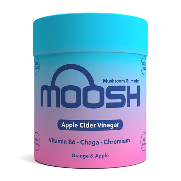 MOOSH MUSHROOM GUMMIES 60 GUMMIES APPLE CIDER VINEGAR