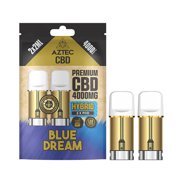 AZTEC CBD POD REFILL 4000MG 2X2ML 4000PUFFS BLUE DREAM