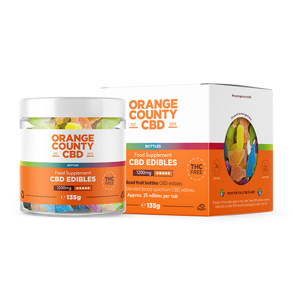 ORANGE COUNTY CBD GUMMY BOTTLES 1200MG