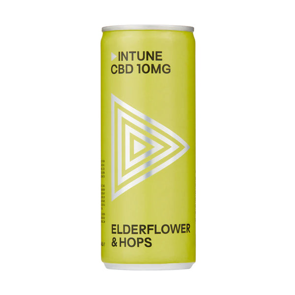 INTUNE DRINK 10MG ACTIVE CBD 250ML ELDERFLOWER & HOPS