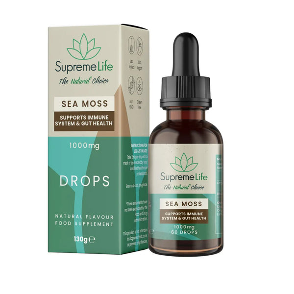 SUPREME CBD SEA MOSS DROPS 1000MG 60ML