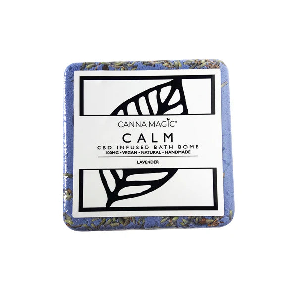 CANNA MAGIC CBD INFUSED BATH BOMB 100MG 200G CALM