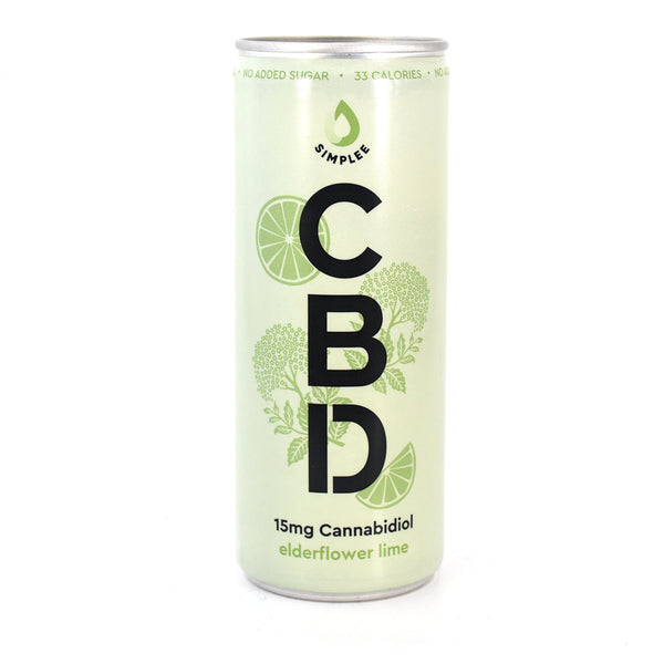 SIMPLEE ELDERFLOWER LIME 15MG CBD 250ML