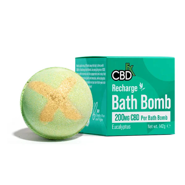 CBD +FX BATH BOMB 200MG 142G RECHARGE