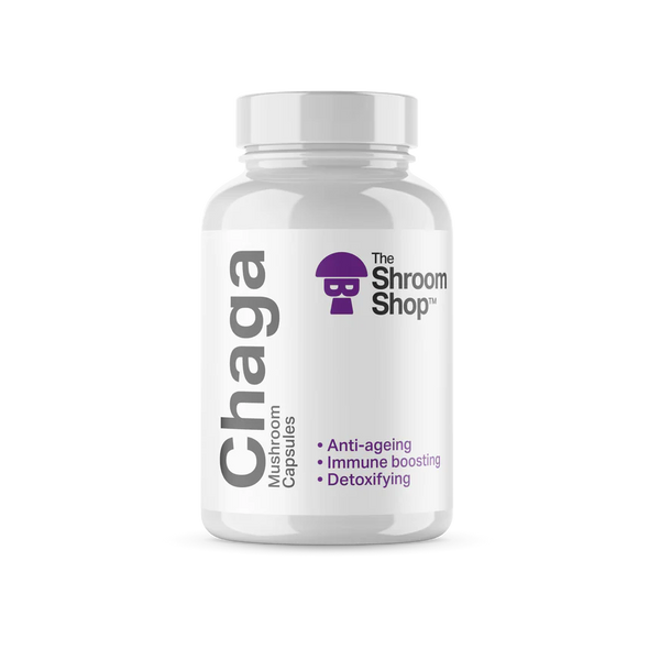 THE SHROOM SHOP MUSHROOM CAPSULES 500MG 90CAPS CHAGA