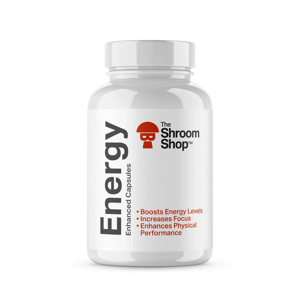 THE SHROOM SHOP ENHANCED CAPSULES 750MG 90CAPS ENERGY
