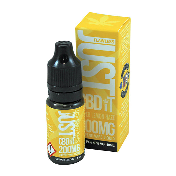 FLAWLESS JUST CBD IT SUPER LEMON HAZE TERPENE VAPE E-LIQUID 10ML 200MG