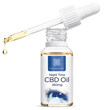 HEALTHSPAN NIGHT TIME CBD OIL 260MG 10ML