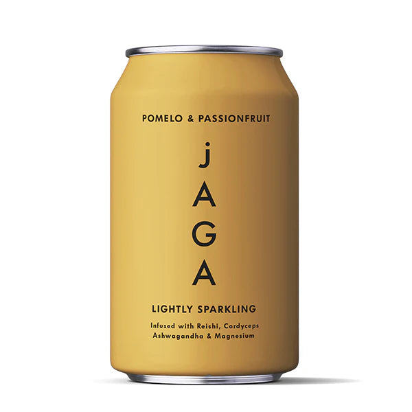 JAGA LIGHTY SPARKLING DRINKS 8 X 330ML POMELO PASSIONFRUIT