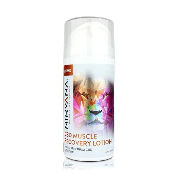 NIRVANA NATURAL RELAXATION CBD MUSCLE RECOVERY LOTION 600MG 100ML