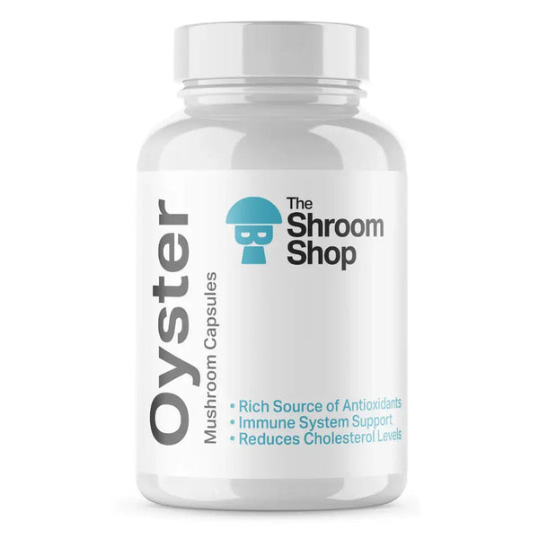 THE SHROOM SHOP MUSHROOM CAPSULES 500MG 90CAPS OYSTER