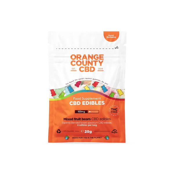 ORANGE COUNTY CBD GUMMY BEARS MINI GRAB BAG 100MG
