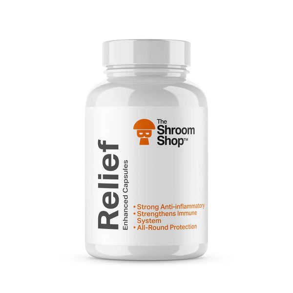 THE SHROOM SHOP ENHANCED CAPSULES 750MG 90CAPS RELIEF