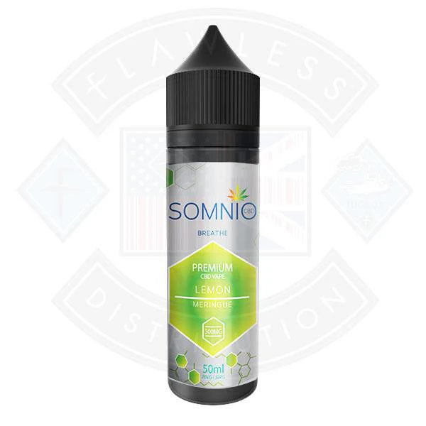 SOMNIO BREATHE CBD PREMIUM VAPE LEMON MERINGUE 300MG 50ML