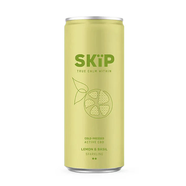 SKIP TRUE CALM WITHIN COLD-PRESSED ACTIVE CBD DRINK 250ML LEMON BASIL