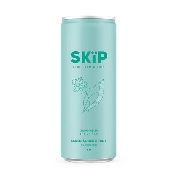 SKIP TRUE CALM WITHIN COLD-PRESSED ACTIVE CBD DRINK 250ML ELDERFLOWER MINT