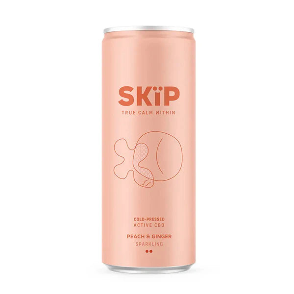 SKIP TRUE CALM WITHIN COLD-PRESSED ACTIVE CBD DRINK 250ML PEACH GINGER