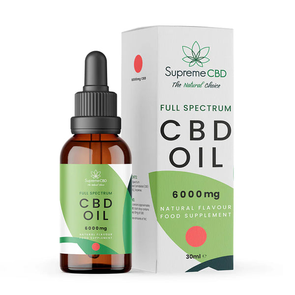 SUPREME CBD FULL SPECTRUM CBD OIL 30ML 6000MG