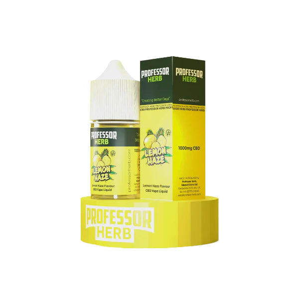 PROFESSOR HERB CBD VAPE LIQUID 1000MG 30ML LEMON HAZE