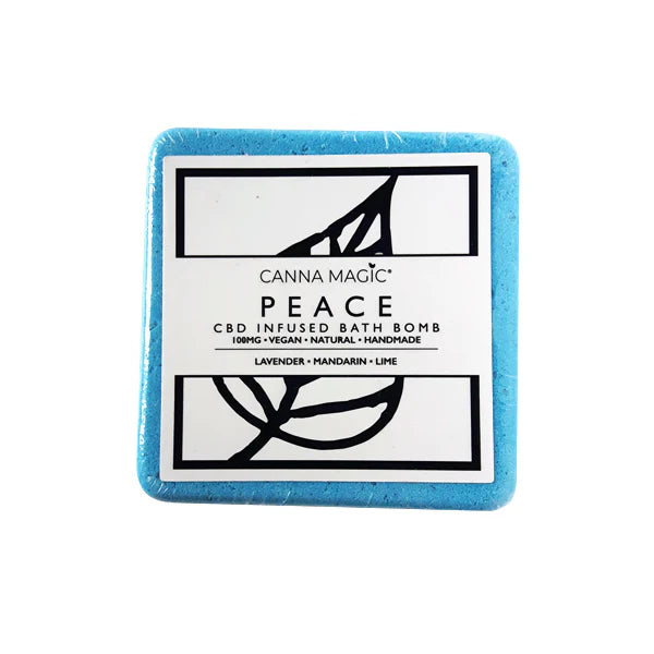CANNA MAGIC CBD INFUSED BATH BOMB 100MG 200G PEACE