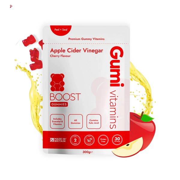 GUMI VITAMINS BOOST APPLE CIDER VINEGAR 60PCS