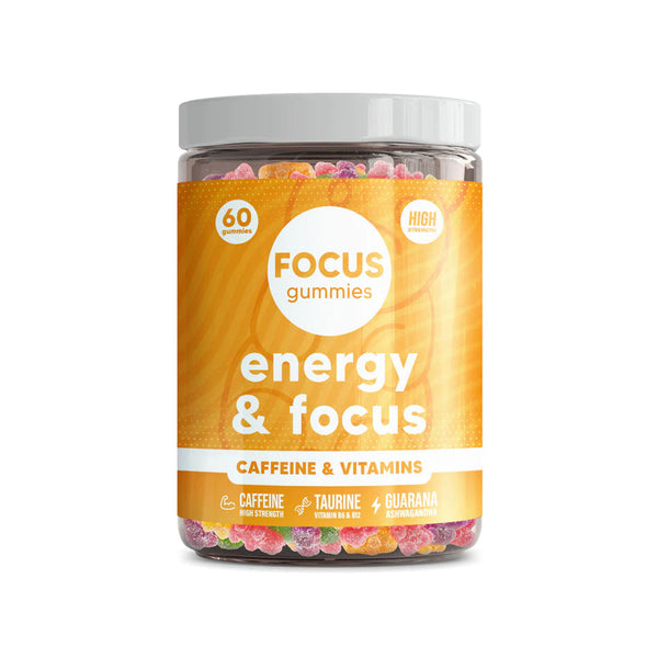 FOCUS GUMMIES 60PCS ENERGY & FOCUS