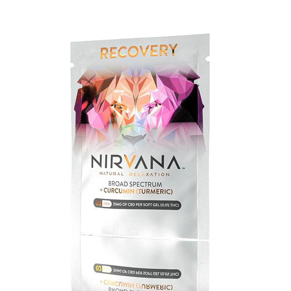 NIRVANA NATURAL RELAXATION BROAD SPECTRUM GELS RECOVERY 25MG 2PCS