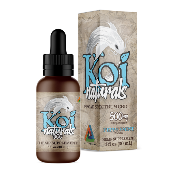 KOI NATURALS CBD OIL PEPPERMINT 500MG - 30ML