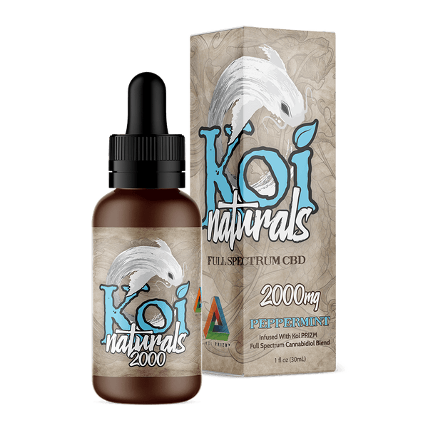 KOI CBD NATURALS PEPPERMINT FULL SPECTRUM TINCTURE 250MG - 30ML