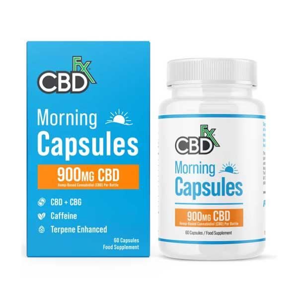 CBDFX MORNING CAPSULES 900MG - 60PCS