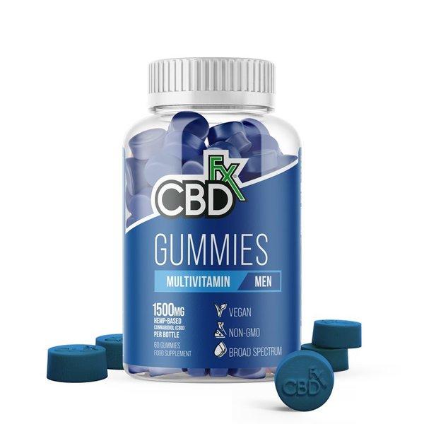 CBDFX MULTIVITAMIN FOR MEN GUMMIES 1500MG - 60PCS