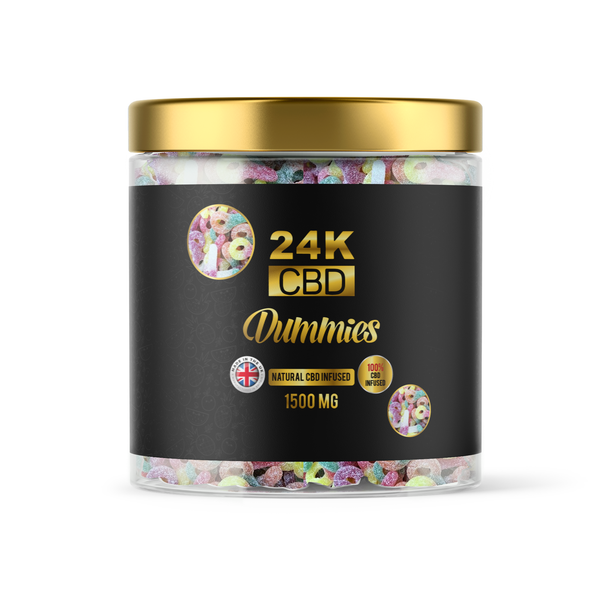 24K CBD PREMIUM GUMMIES FIZZY DUMMIES - 1500MG