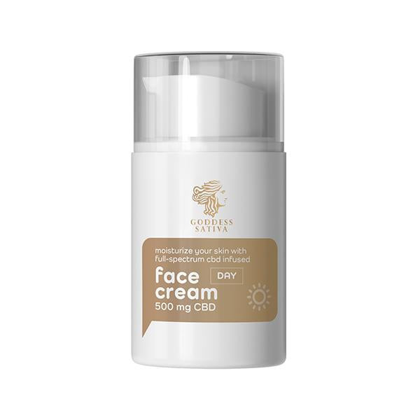 GODDESS SATIVA DAY FACE CREAM 500MG - 50ML