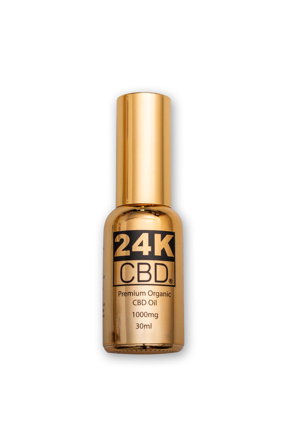 24K CBD PREMIUM ORGANIC HEMP SEED OIL 1000MG - 30ML