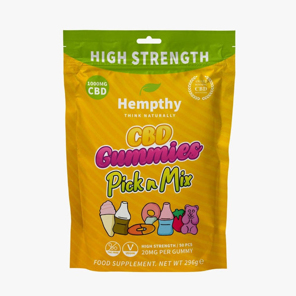 HEMPTHY CBD FIZZY PICK & MIX GUMMIES 1000MG