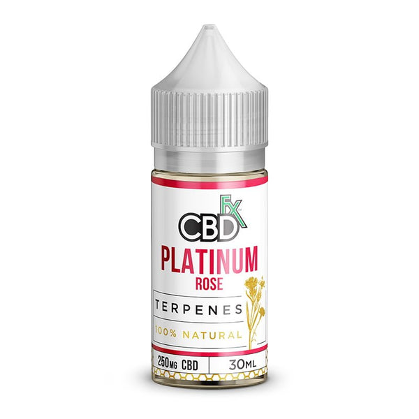 CBDFX CBD TERPENE INFUSED E-LIQUID PLATINUM ROSE